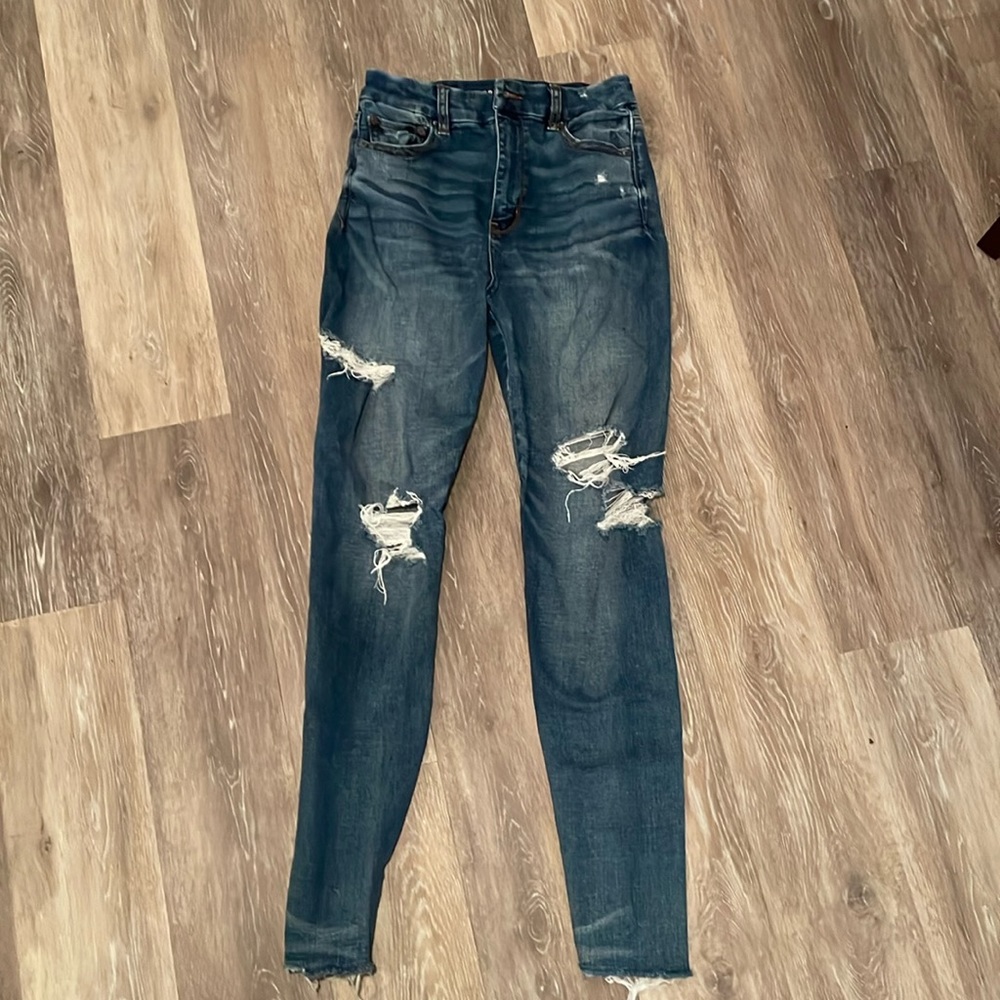 American Eagle curvy super high rise jeggings